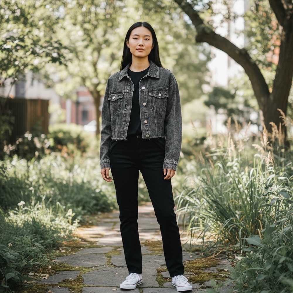 Highway Jeans Dark Gray Denim Jacket